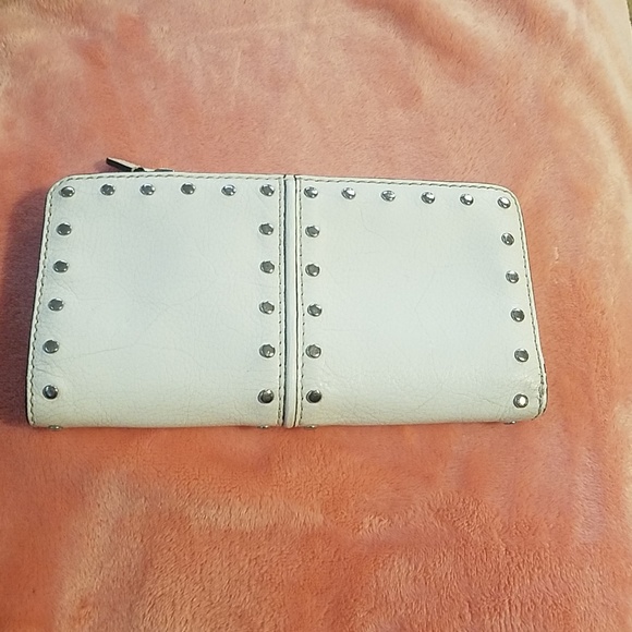 Michael Kors Handbags - Michael Kors off white studded silver studswallet